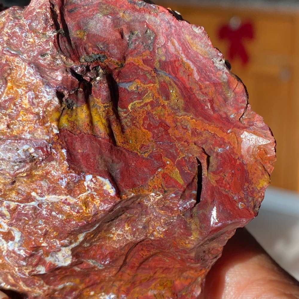 Natural Red Jasper Stone for Reptile Habitats